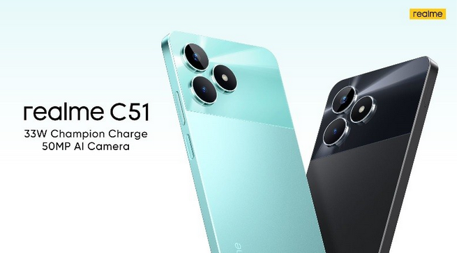 The new smartphone Realme C51 is coming to the market